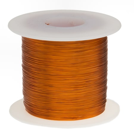 Magnet Wire, 200°C, 36 AWG,2.5 Lbs, 31930' Length, 0.0055 Diameter, Natural